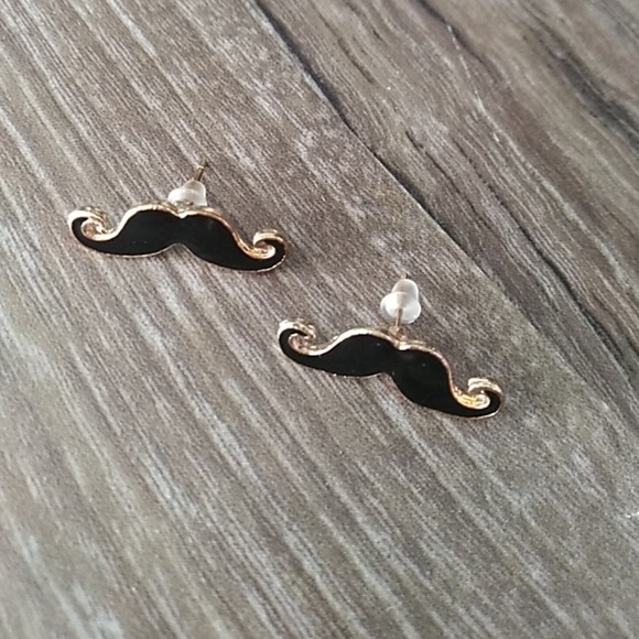 3 for $15Mustache stud earrings 3 for $15 - Picture 1 of 1